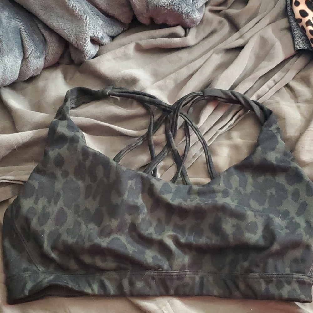 Pink Sports Bra